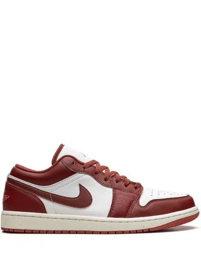 Jordan Air  1 Low Se "dune Red" Sneakers In White