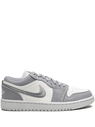 Jordan Air  1 Se Low Sneakers In Steel Grey/sail/white