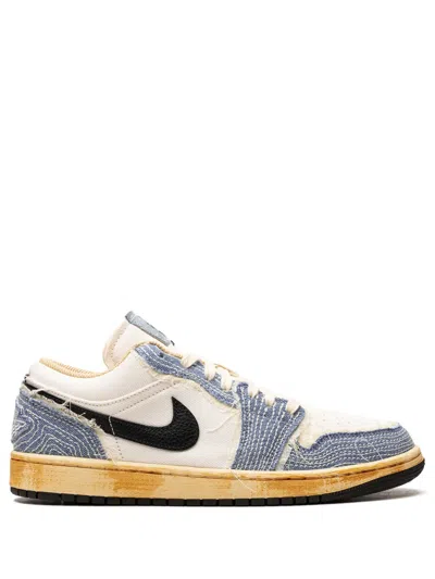 Jordan Air  1 Low Se "sashiko Denim" Sneakers In White