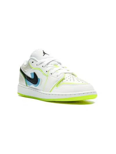 Jordan Kids' Air  1 Low Se "warped Swoosh" Sneakers In White