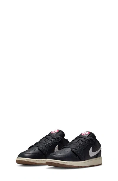 Jordan Kids' Air  1 Low Sneaker In Black