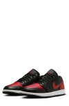 Jordan Men's Air  1 Low Shoes In Black/varsity Red/white