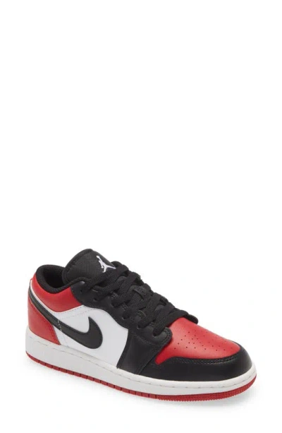 Jordan Kids' Air  1 Low Sneaker In Gym Red/ White/ Black