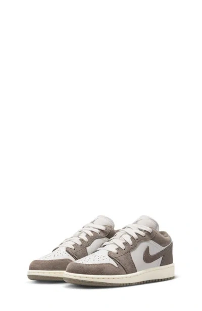 Jordan Kids'  Aj 1 Low In Olive Grey/enigma Stone/summit White