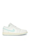 Jordan Air  1 Low Sneaker In Sail & Igloo