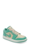 Jordan Air  1 Low Sneaker In Sand Drift/washed Teal/sail