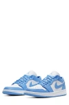 Jordan Air  1 Low Sneaker In University Blue/white