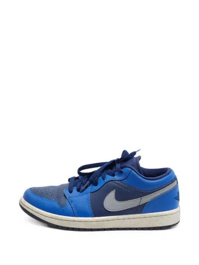 Pre-owned Jordan Air  1 Low Sneakers In Blue