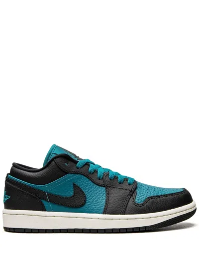 Jordan Air  1 Low Split "bright Spruce" Sneakers In Blue