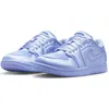 Jordan Women's Air  1 Low Method Of Make Shoes In Aluminum/aluminum