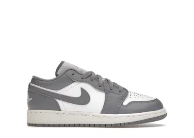 Pre-owned Jordan Air  1 Low Vintage Sneakers In Grey/white/cream