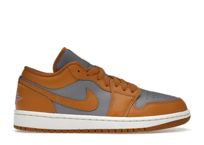 Pre-owned Jordan Air  1 Low (women's) Sneakers In Cement Grey/sail/chutney