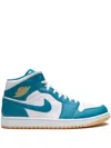 Jordan Air  1 Mid "aquatone" Sneakers In Blau