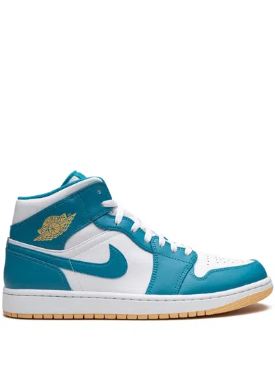 Jordan Air  1 Mid "aquatone" Sneakers In Blau