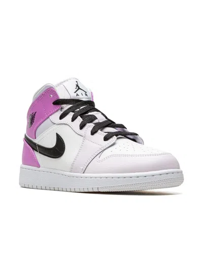 Jordan Kids' Air  1 Mid "barely Grape" Sneakers In 紫色