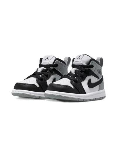 Jordan Babies' Air  1 Mid "barons" Sneakers In Black