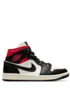 Jordan Air  1 Mid Sneaker In Black