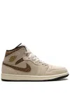Jordan Air  1 Mid "brown Elephant" Sneakers In Neutrals