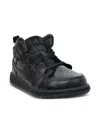 Jordan Air  1 Mid Bt "black/grey" Sneakers In Black