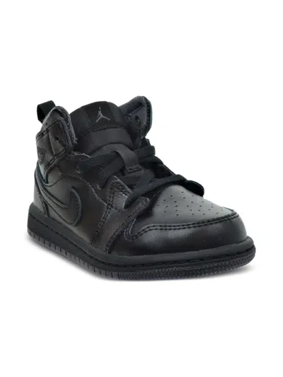 Jordan Babies' Air  1 Mid Bt "black/grey" Sneakers