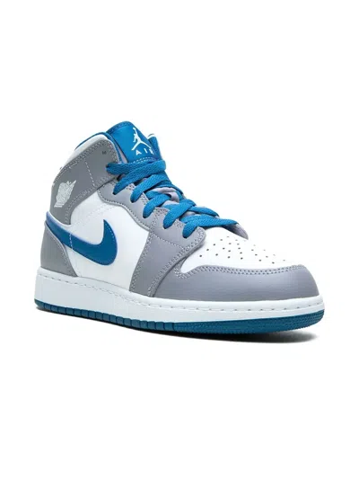 Jordan Kids' Air  1 Mid Sneakers In Grey