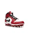 Jordan Air  1 Mid "chicago" Baseball Cleats In Red