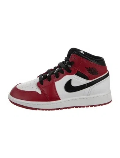Pre-owned Jordan Babies' Air  1 Mid "chicago" Sneakers In Red