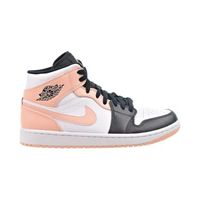 Pre-owned Jordan Air  1 Mid "crimson Tint" Men's Shoes White-arctic Orange 554724-133 In White-arctic Orange-black