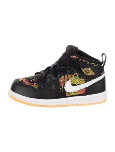 Pre-owned Jordan Kids' Air  1 Mid Gs In Black
