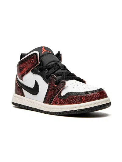 Jordan Babies' Air  1 Mid Sneakers In Black