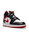 Jordan Kids' Air  1 Mid "metallic Red" Sneakers In White