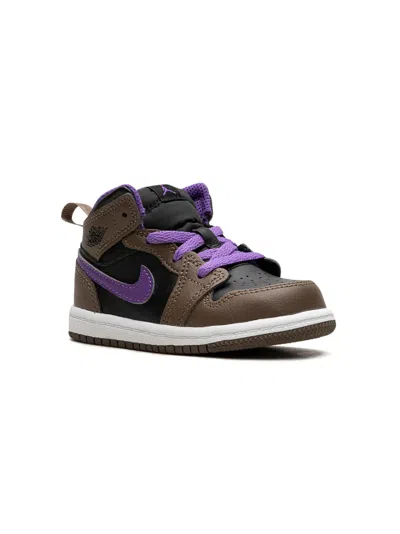 Jordan Babies' Air  1 Mid "palomino" Sneakers In Brown