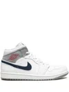 Jordan Air  1 Mid Pi "paris" Sneakers In White