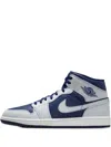 Jordan Men's Air  1 Mid Shoes In Blue