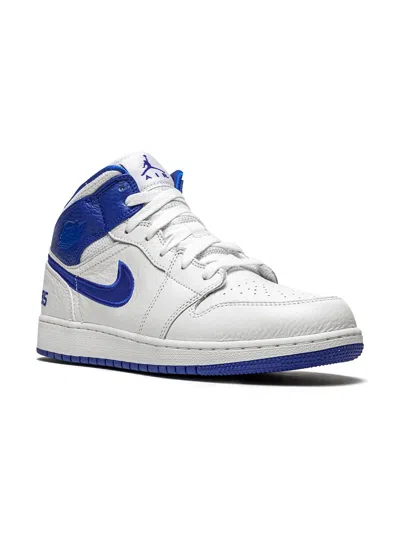 Jordan Kids' Air  1 Mid Se Sneakers In White