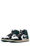 Jordan Women's Air  1 Mid Se Shoes In White/black/light Dew
