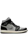Jordan Air  1 Mid Se "black Chrome" Sneakers In Black