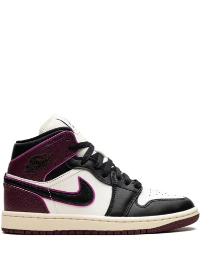 JORDAN AIR JORDAN 1 MID SE "BORDEAUX" SNEAKERS