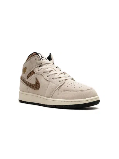 Jordan Air  1 Mid Se Big Kids' Shoes In Brown