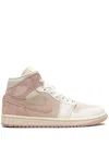 Jordan Air  1 Mid Se Basketball Sneaker In Nude