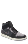 Jordan Mens  Aj 1 Mid Se In Black/grey/white