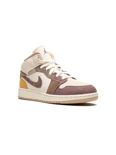 Jordan Air  1 Mid Se Craft Big Kids' Shoes In White