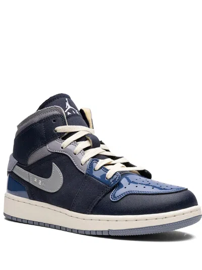 Jordan Kids' Air  1 Mid Se Craft Sneakers In Blue