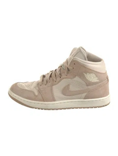 Pre-owned Jordan Air  1 Mid Se Legend Sneakers In Neutral