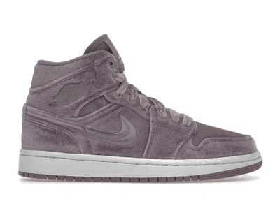 Pre-owned Jordan Air  1 Mid Se Purple Velvet (women's) Sneakers In Purple Smoke/white