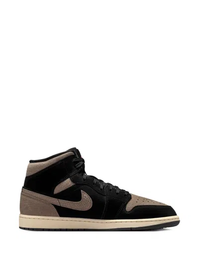 Jordan Air  1 Mid Se Sneakers In Black