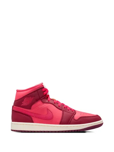 Jordan Air  1 Mid Se Sneakers In Red