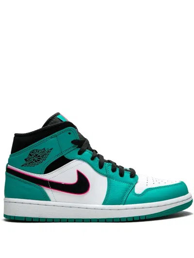 Jordan Air  1 Mid Se "south Beach" Sneakers In Green