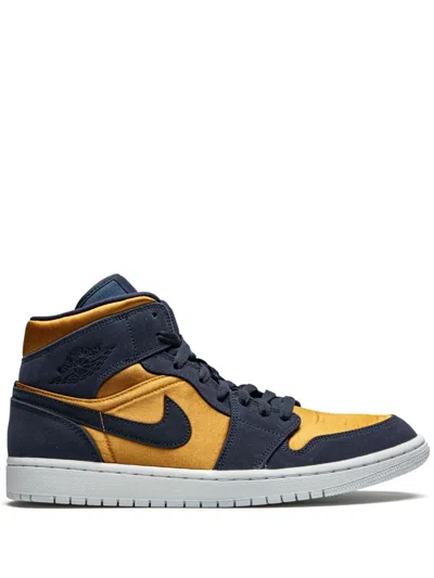 Jordan Air  1 Mid Sneakers In Blue