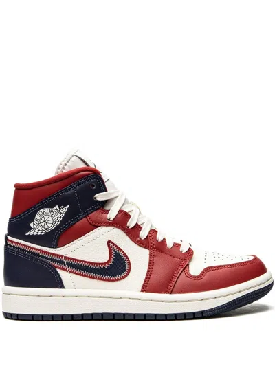 Jordan Air  1 Mid Se Sneakers In Red